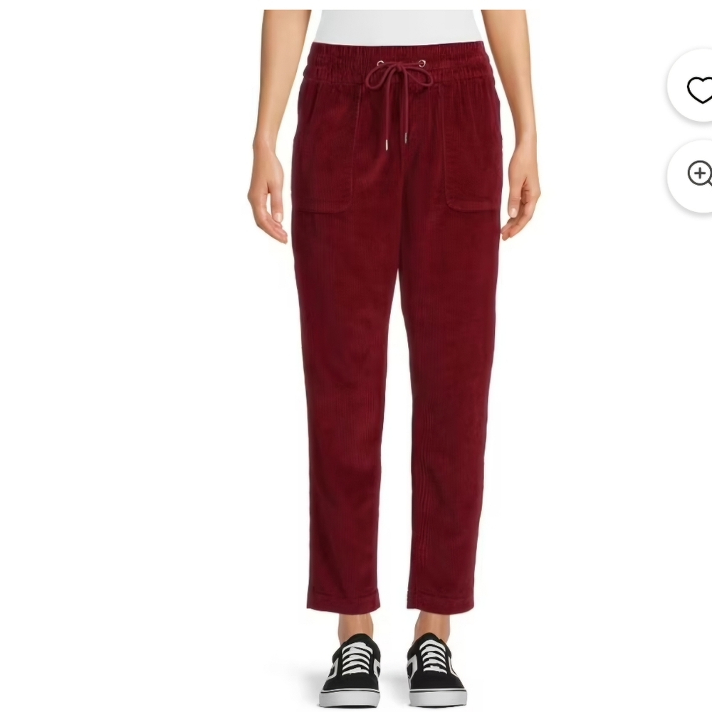Time and Tru Burgundy Ankle Pants - Picture 7 of 8